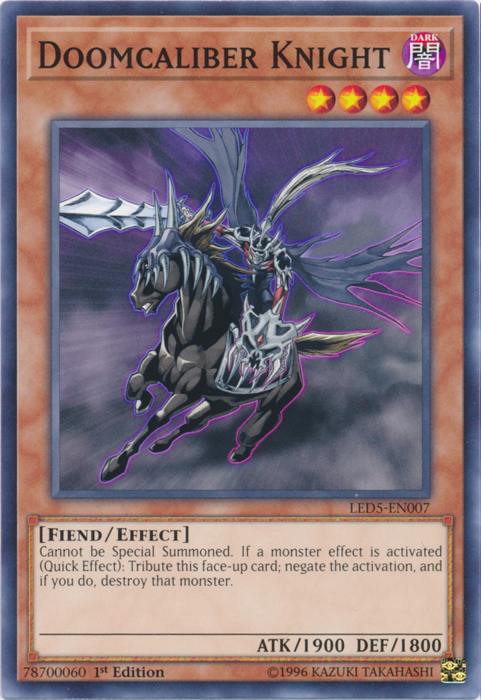 Doomcaliber Knight [LED5-EN007] Common 