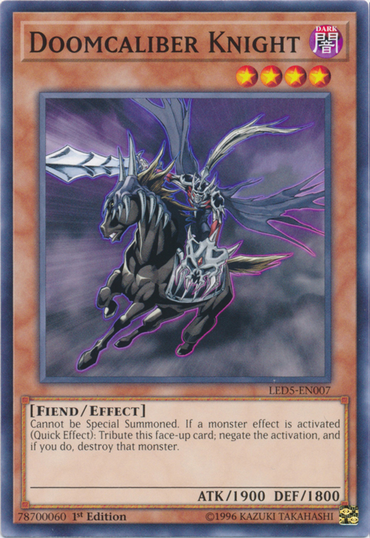 Doomcaliber Knight [LED5-EN007] Common 