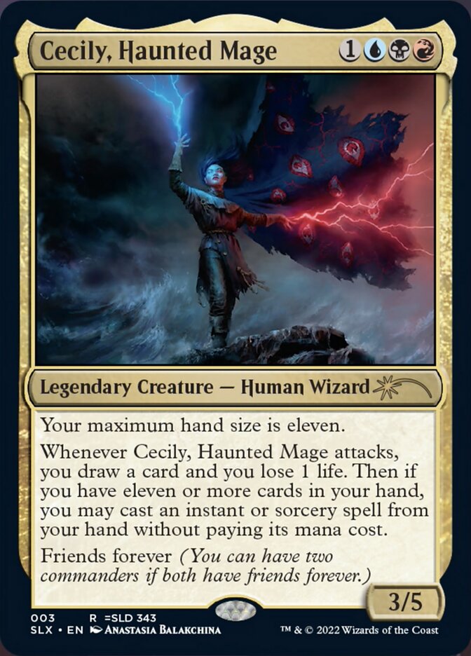 Cecily, Haunted Mage [Secret Lair: Universes Within] 