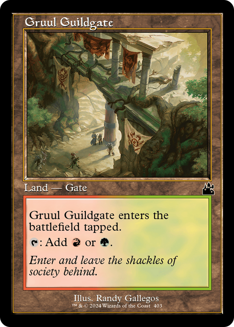 Gruul Guildgate (Retro Frame) [Ravnica Remastered] 