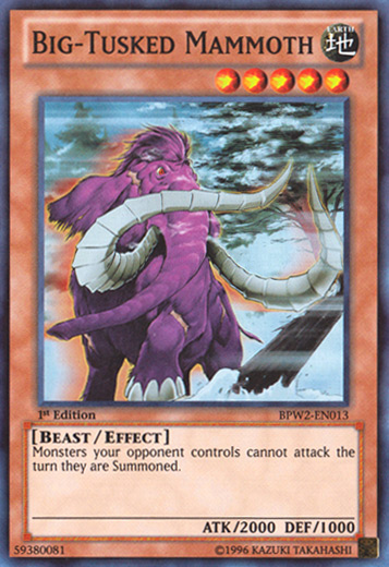 Big-Tusked Mammoth [BPW2-EN013] Super Rare 