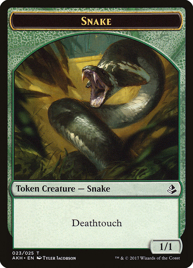 Snake Token [Amonkhet Tokens] 