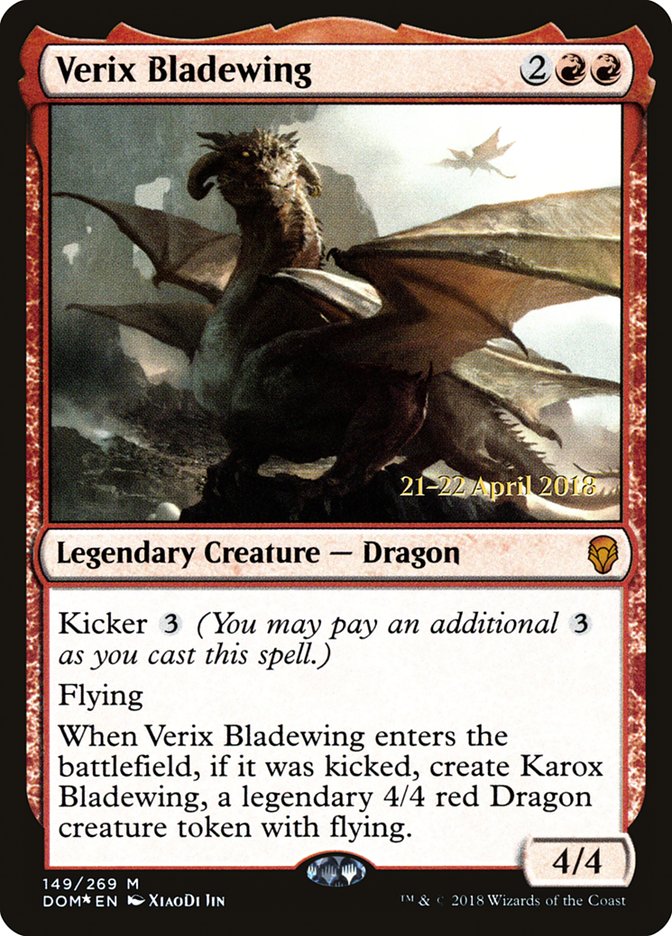 Verix Bladewing [Dominaria Prerelease Promos] 