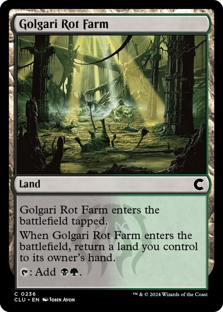 Golgari Rot Farm [Ravnica: Clue Edition] 