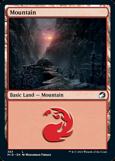 Mountain (383) [Innistrad: Midnight Hunt] 