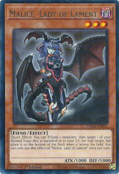 Malice, Lady of Lament [TAMA-EN051] Rare 