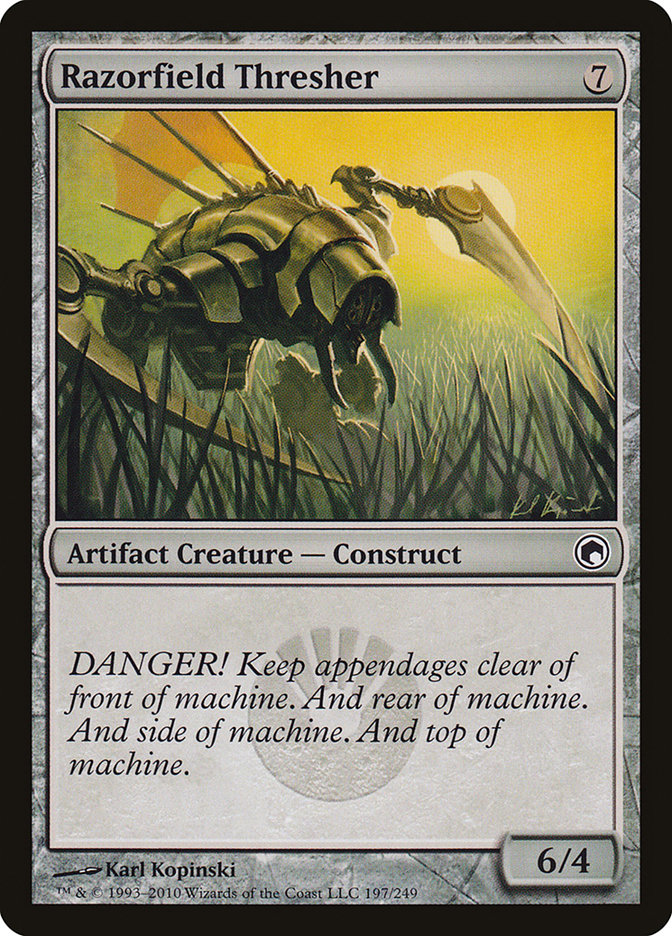 Razorfield Thresher [Scars of Mirrodin] 