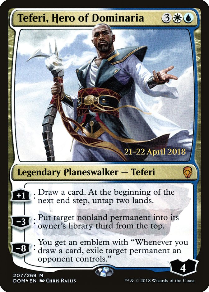 Teferi, Hero of Dominaria [Dominaria Prerelease Promos]