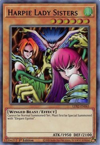 Harpie Lady Sisters (Purple) [LDS2-EN065] Ultra Rare 