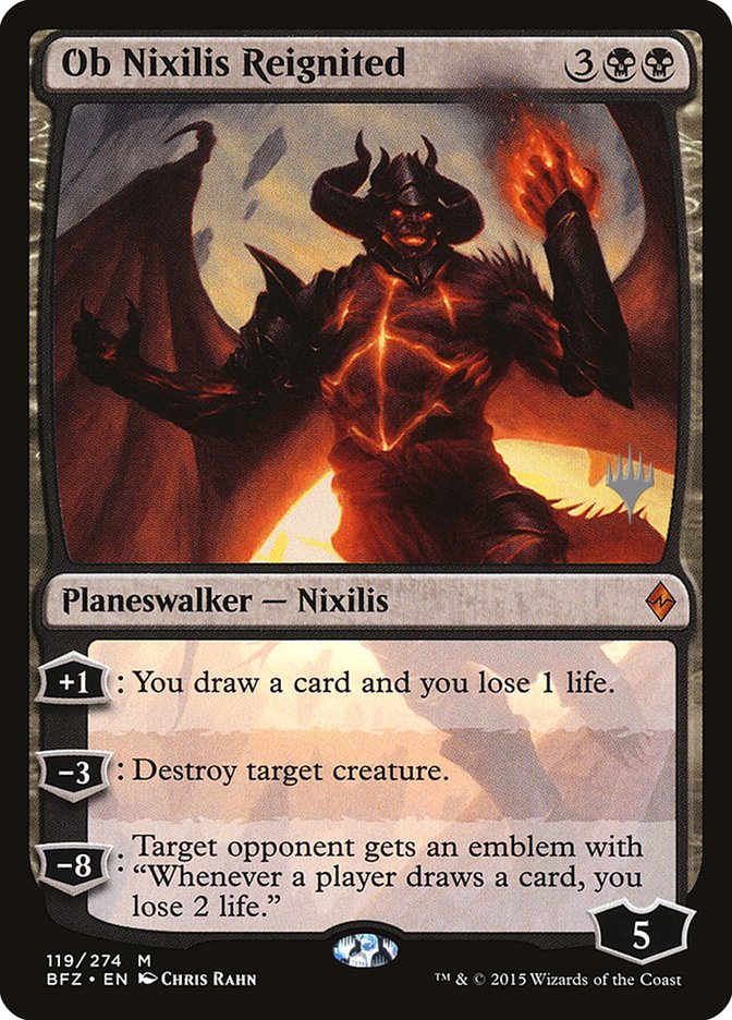 Ob Nixilis Reignited (Promo Pack) [Battle for Zendikar Promos] 