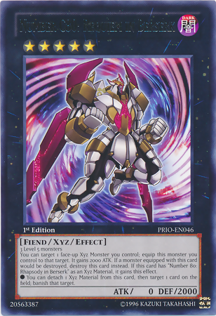 Number C80: Requiem in Berserk [PRIO-EN046] Rare 