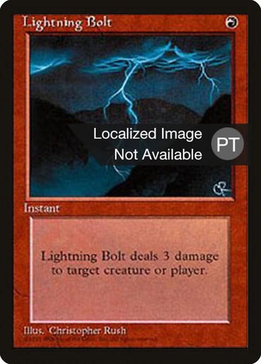 Lightning Bolt [Fourth Edition (Foreign Black Border)] 