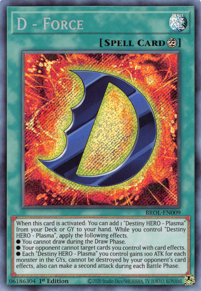 D - Force [BROL-EN009] Secret Rare 