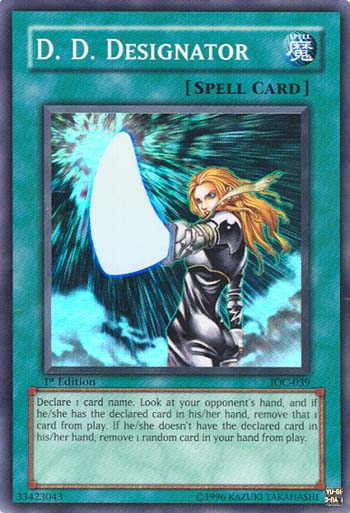 DD Designator [IOC-039] Super Rare 