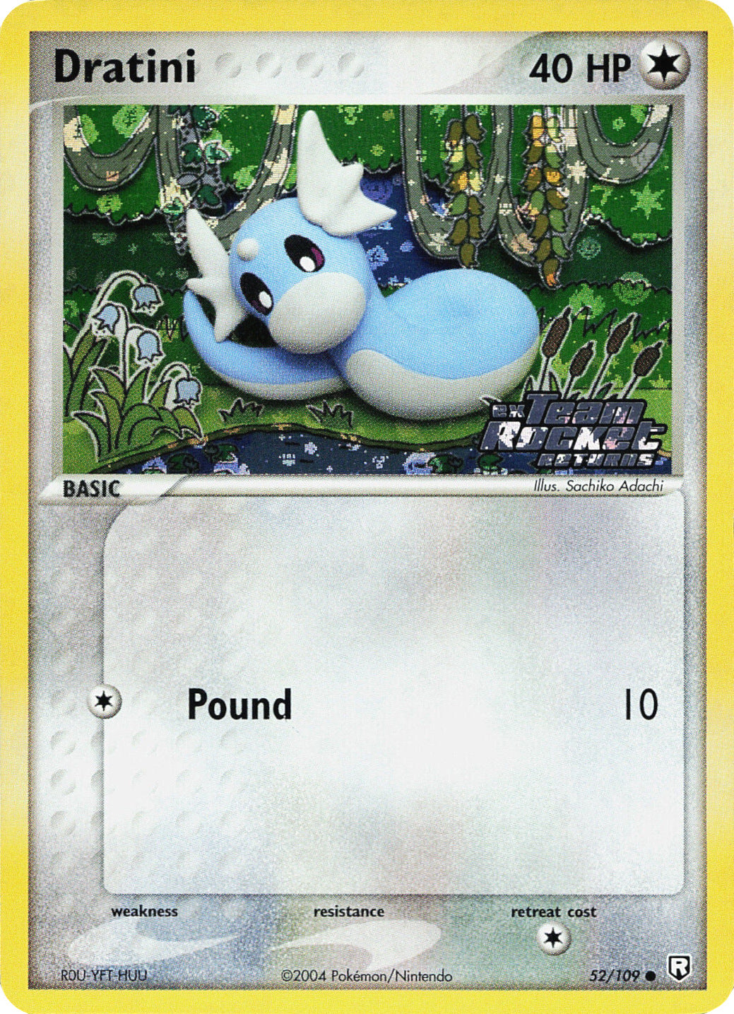 Dratini (52/109) (Stamped) [EX: Team Rocket Returns]