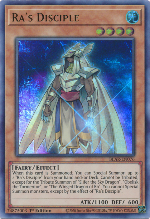 Ra's Disciple [BLAR-EN076] Ultra Rare 