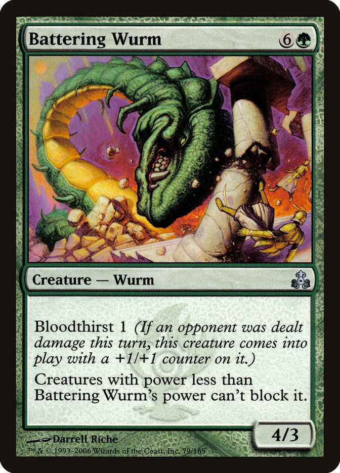 Battering Wurm [Guildpact] 