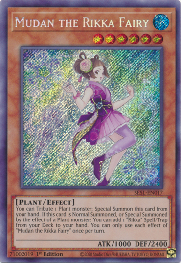 Mudan the Rikka Fairy [SESL-EN017] Secret Rare 