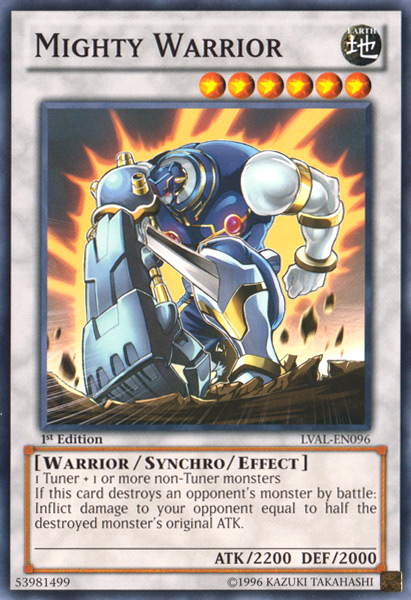 Mighty Warrior [LVAL-EN096] Common 