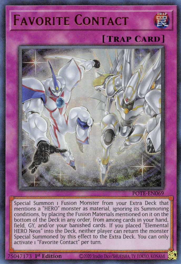 Favorite Contact [POTE-EN069] Ultra Rare 