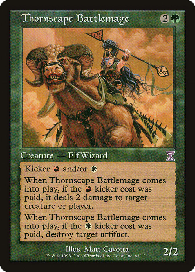 Thornscape Battlemage [Time Spiral Timeshifted] 