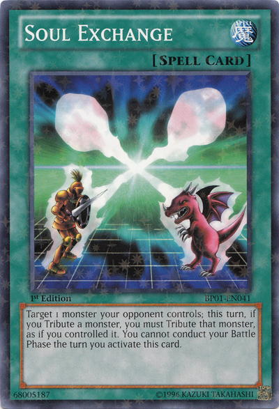 Soul Exchange [BP01-EN041] Starfoil Rare 