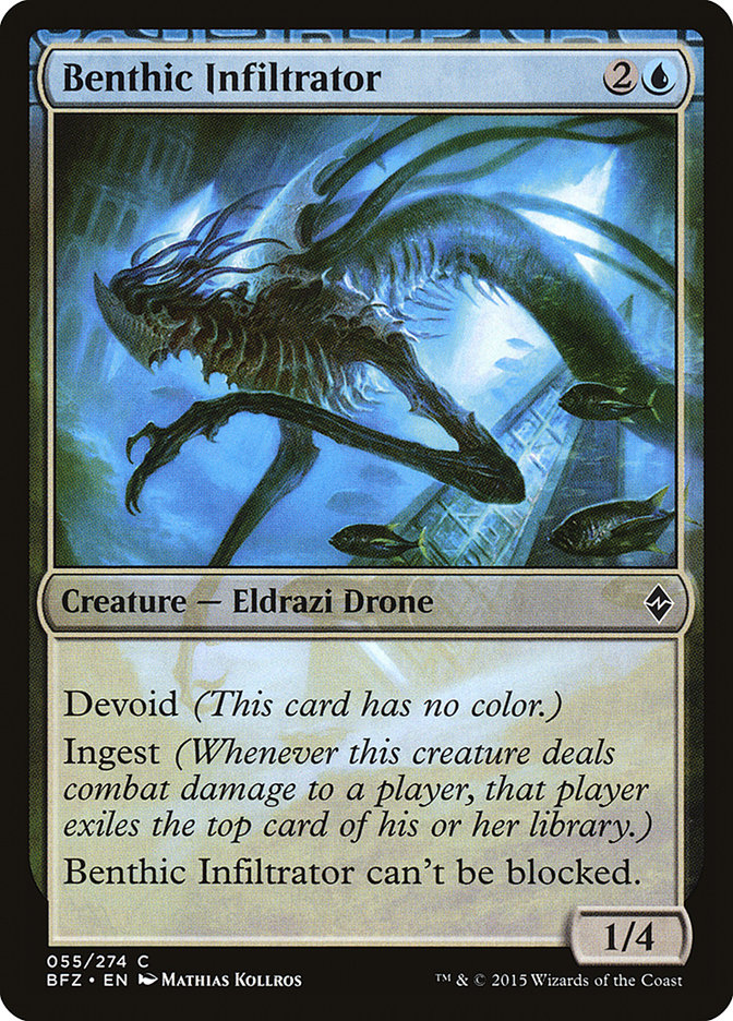 Benthic Infiltrator [Battle for Zendikar] 