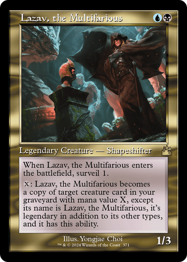 Lazav, the Multifarious (Retro Frame) [Ravnica Remastered] 