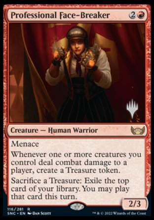 Professional Face-Breaker (Promo Pack) [Streets of New Capenna Promos] 