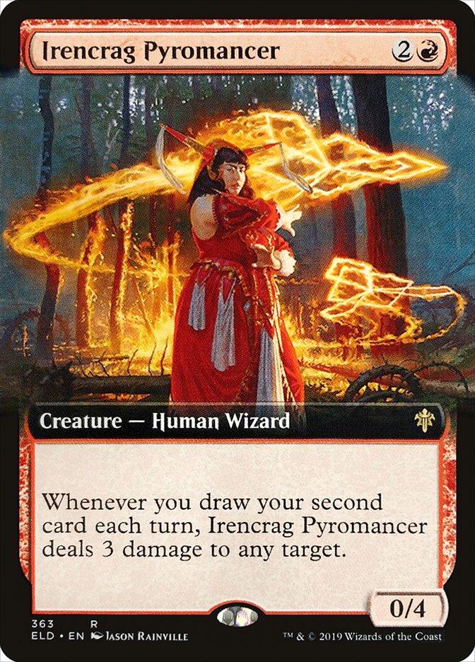 Irencrag Pyromancer (Extended Art) [Throne of Eldraine] 