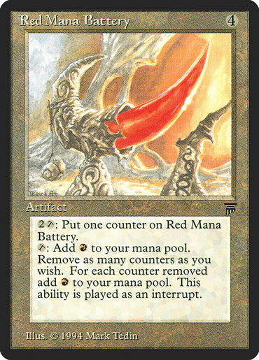 Red Mana Battery [Legends] 