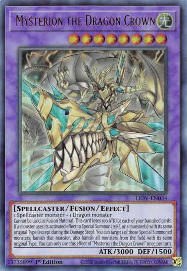 Mysterion the Dragon Crown [LIOV-EN034] Ultra Rare 