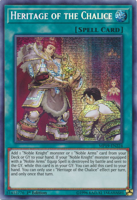 Heritage of the Chalice [MP19-EN224] Prismatic Secret Rare 