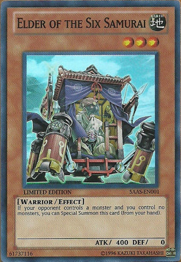 Elder of the Six Samurai [SAAS-EN001] Super Rare 