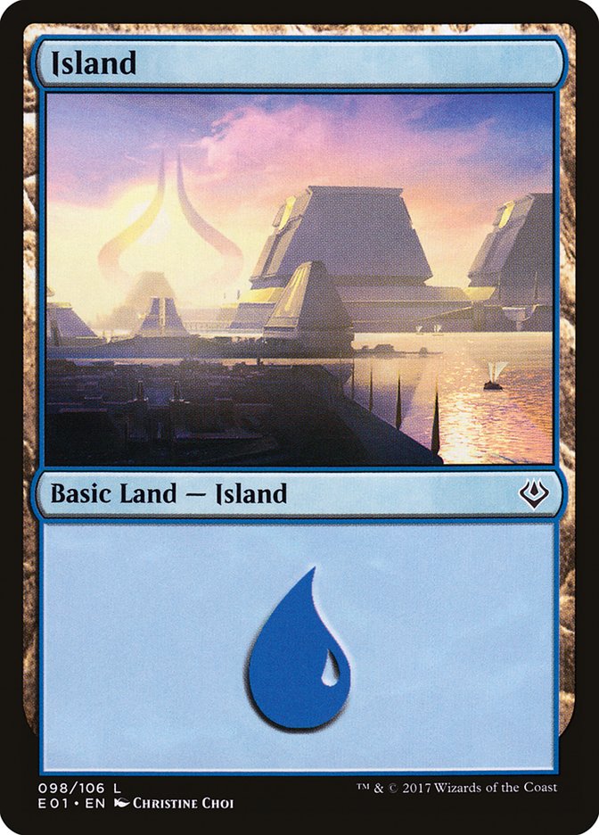 Island (98) [Archenemy: Nicol Bolas] 