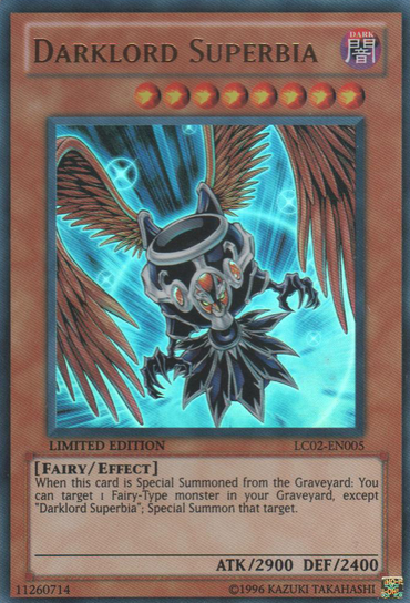 Darklord Superbia [LC02-EN005] Ultra Rare 
