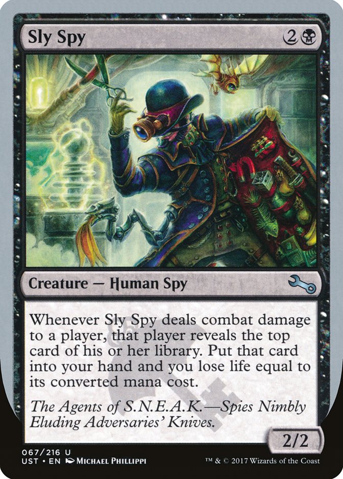 Sly Spy ("Spies Nimbly Eluding Adversaries' Knives") [Unstable] 