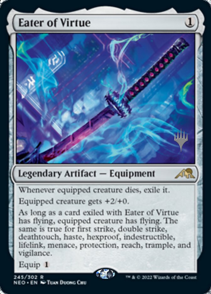 Eater of Virtue (Promo Pack) [Kamigawa: Neon Dynasty Promos] 