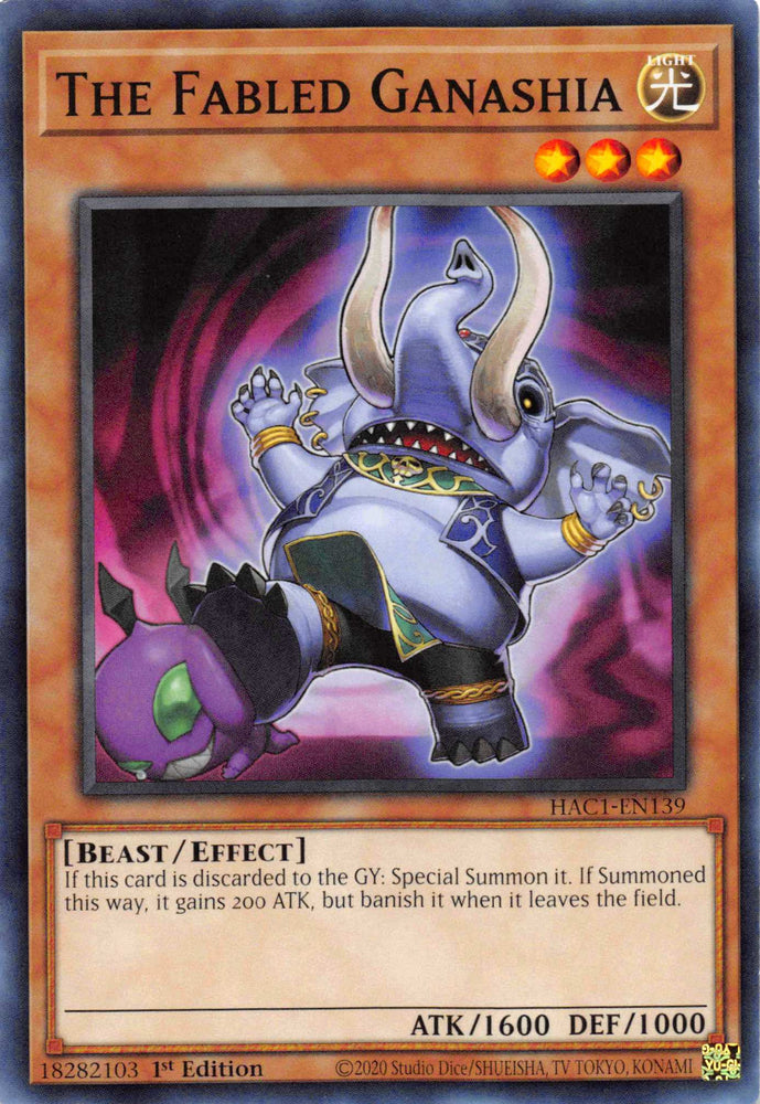 The Fabled Ganashia [HAC1-EN139] Common 