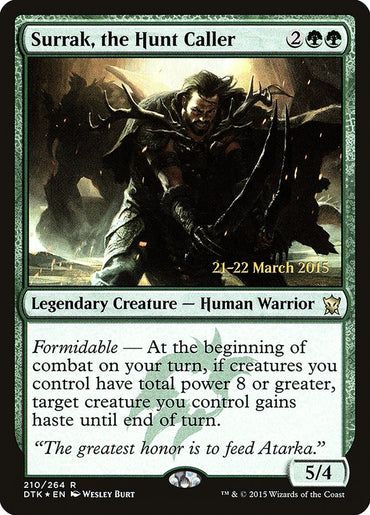 Surrak, the Hunt Caller [Dragons of Tarkir Prerelease Promos] 