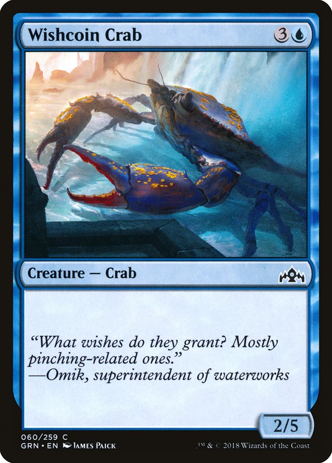 Wishcoin Crab [Guilds of Ravnica] 