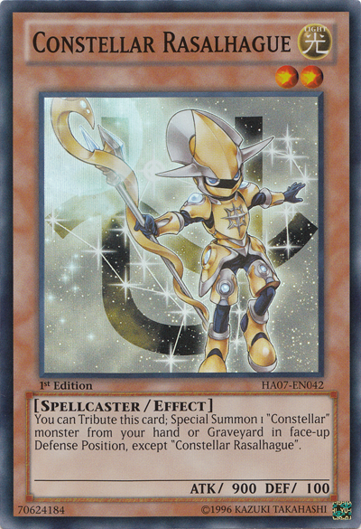 Constellar Rasalhague [HA07-EN042] Super Rare 