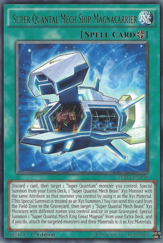 Super Quantal Mech Ship Magnacarrier [WIRA-EN038] Rare 