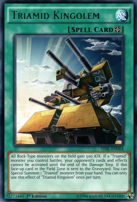 Triamid Kingolem [TDIL-EN064] Rare 