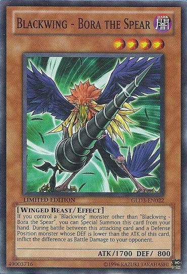 Blackwing - Bora the Spear [GLD3-EN022] Common 