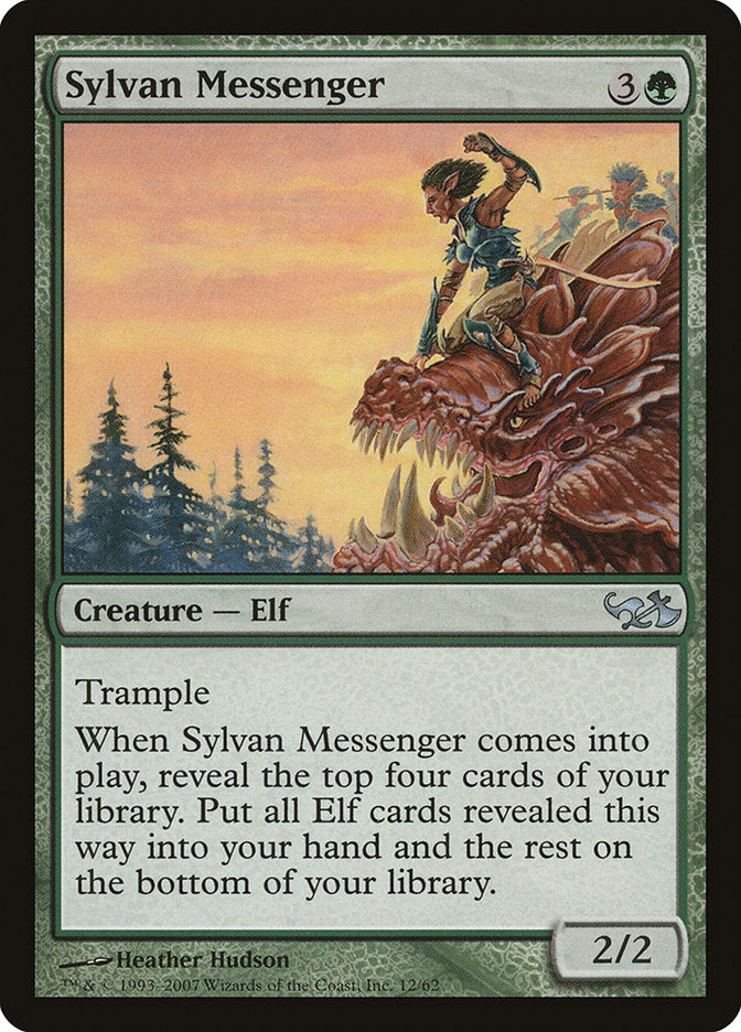 Sylvan Messenger [Duel Decks: Elves vs. Goblins] 