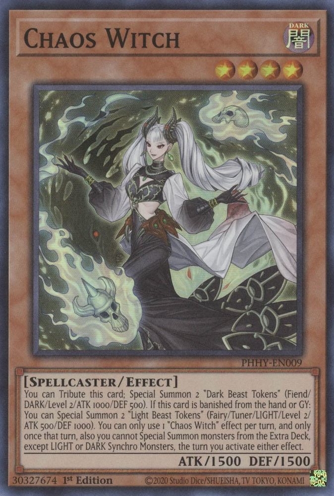 Chaos Witch [PHHY-EN009] Super Rare 