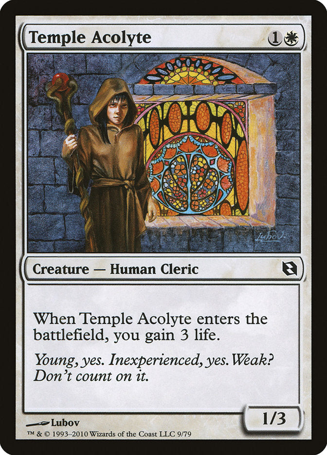 Temple Acolyte [Duel Decks: Elspeth vs. Tezzeret] 