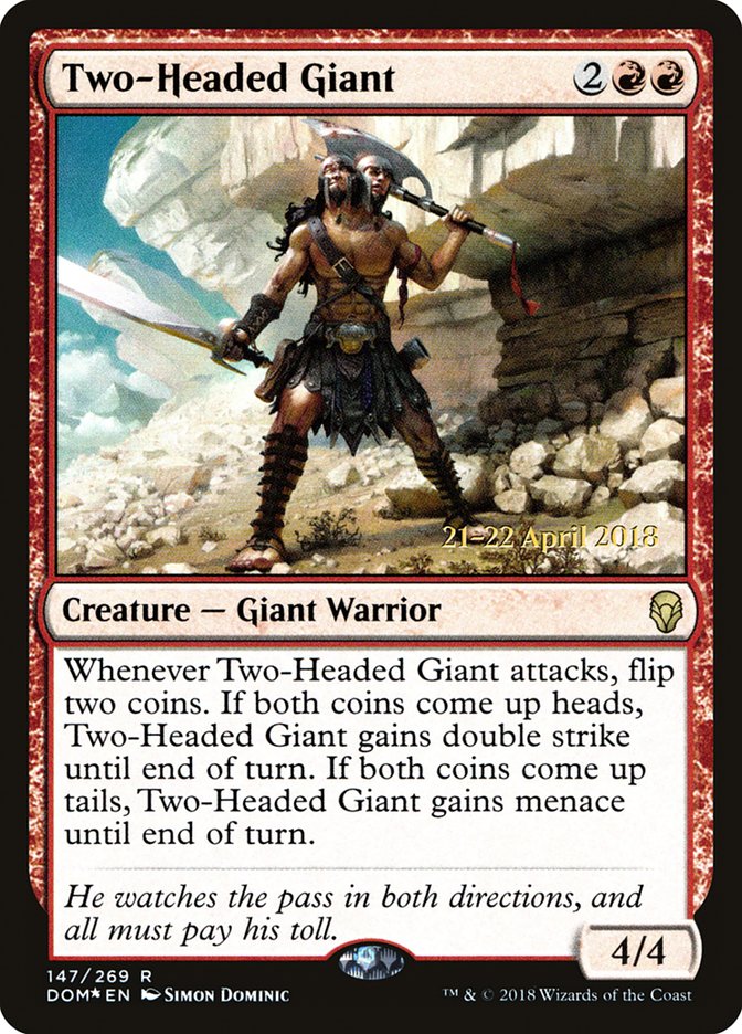 Two-Headed Giant [Dominaria Prerelease Promos] 