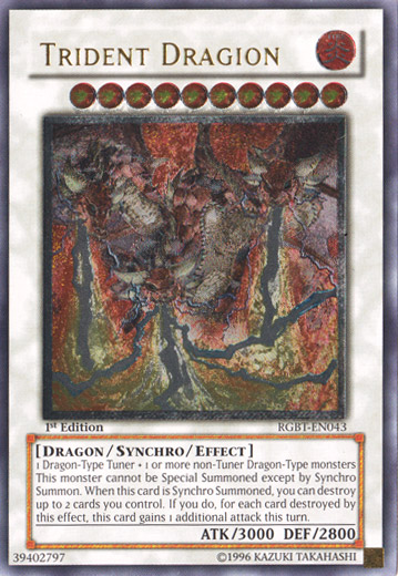 Trident Dragion [RGBT-EN043] Ultimate Rare 